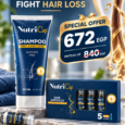 مجموعة Nutricap لتساقط الشعر – شامبو وأمبولات