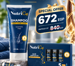 مجموعة Nutricap لتساقط الشعر – شامبو وأمبولات